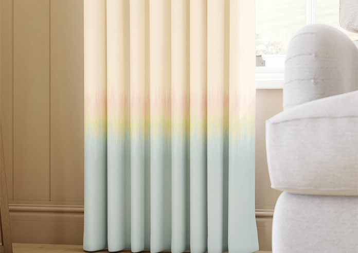Petal & Block Monsoon Mist, Dhara - Made to Measure Curtains - Image 5